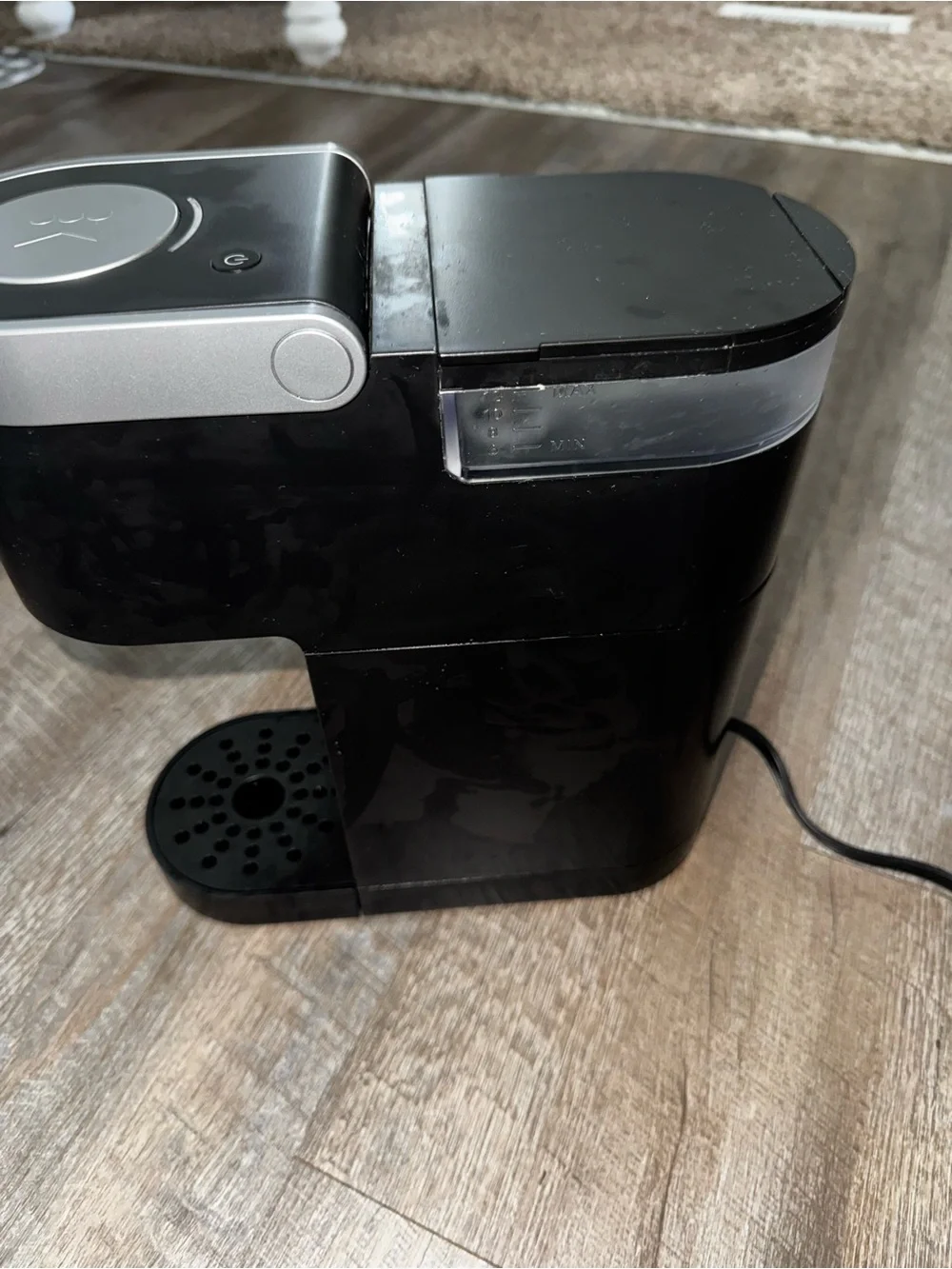Keurig Portable Single-Serve Coffee Maker - Black & Silver USED